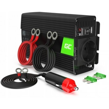 Przetwornica Green Cell INV05DE 12V/230V 300W/600W Czysty sinus-31
