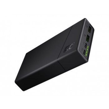 POWER BANK GREEN CELL 20000mAh 2xUSB QC 2xUSB-C-31