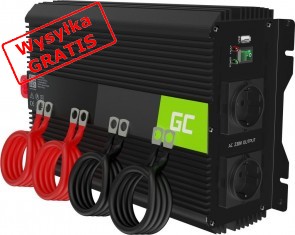 Green Cell INV12 12V na 230V Modyfikowana sinusoida 3000W-20