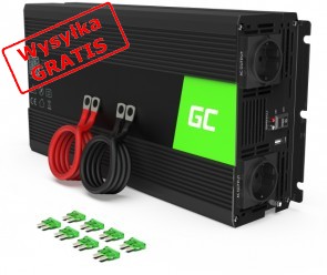 Przetwornica Green Cell 12V na 230V 1500W/3000W Modyfikowana sinusoida INV25-20